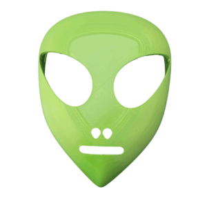 Green Alien Mask